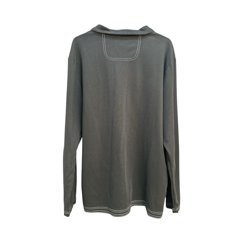 Tommy Bahama IslandZone Black Quarter Zip Pullover Supima Cotton XL Longsleeve - Picture 2 of 15